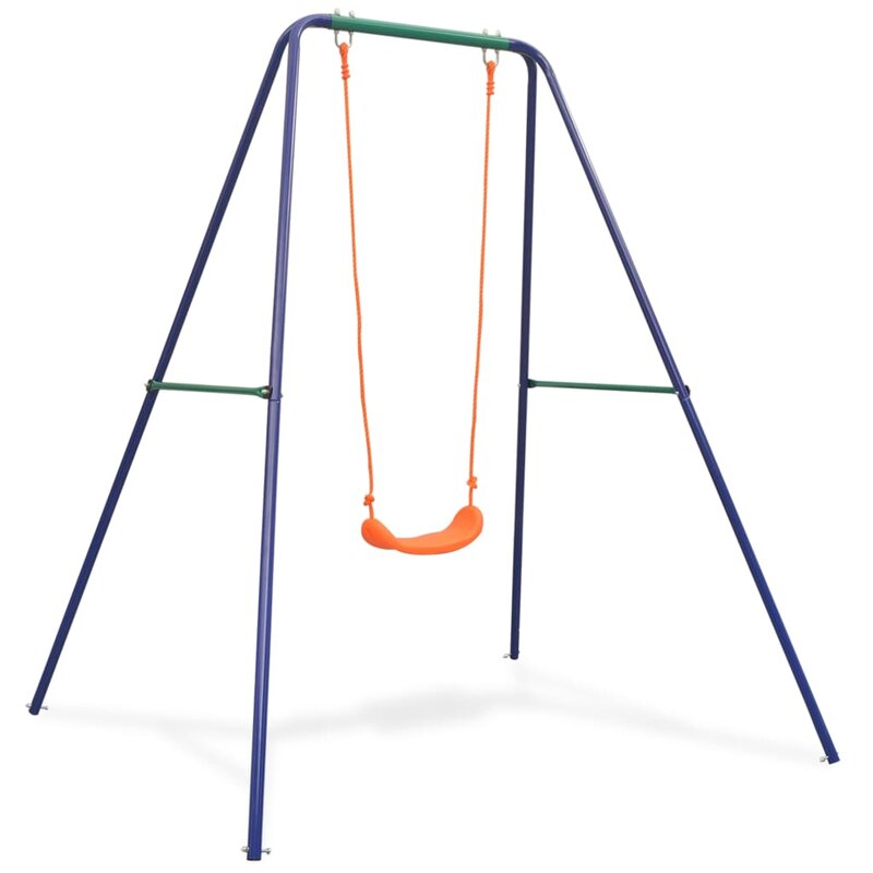 single swing set frame