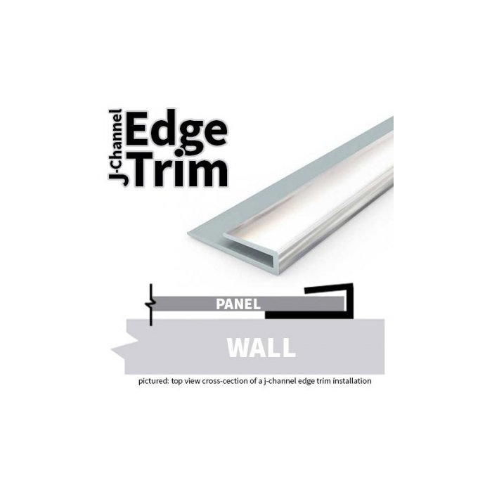 American Tin Ceilings 0 05 X 1 X 48 Corner Molding In Brushed