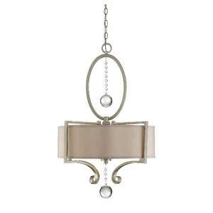 Beasley 3-Light Drum Pendant