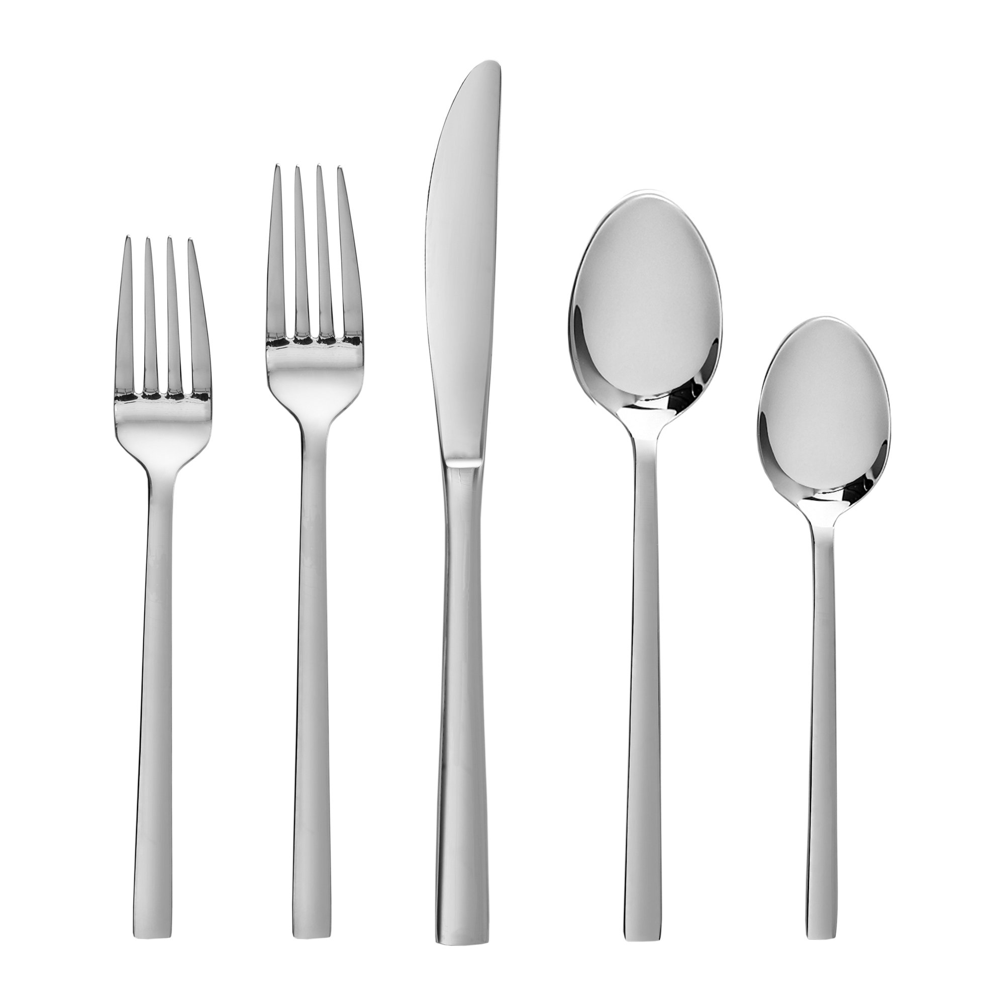 Ebern Designs Higinia Stainless Steel Flatware Set of 20 & Reviews