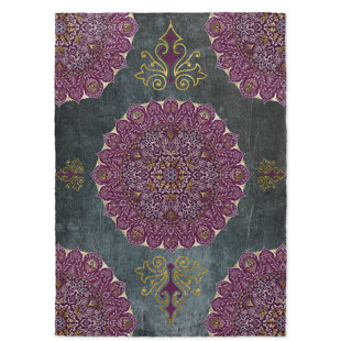 Purple Rugs You Ll Love Wayfair Gosney Green Purple Indoor Outdoor Area Rug