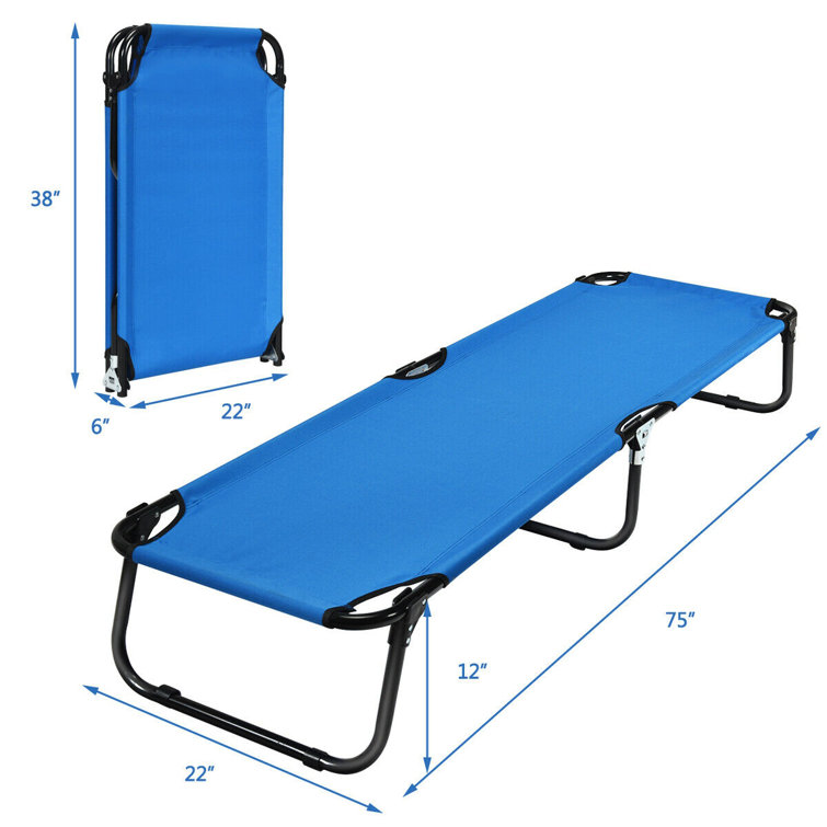 portable folding camp beds