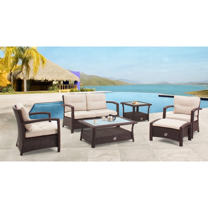 Darby Home Co Gault Patio Chair With Cushions Wayfair