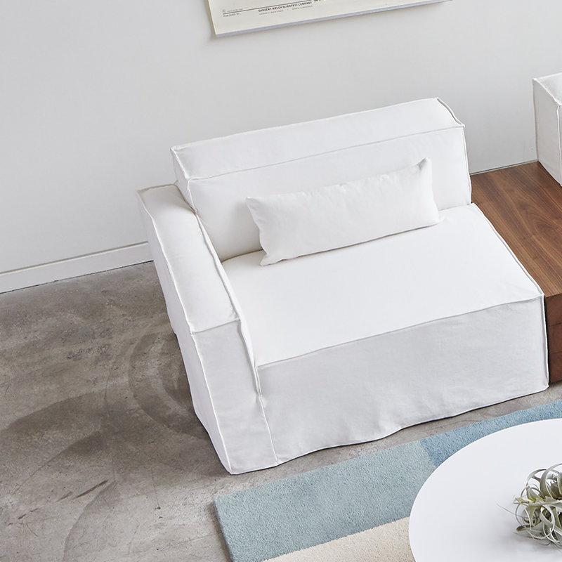 Gus Modern Mix Modular Box Cushion Sofa Slipcover Wayfair