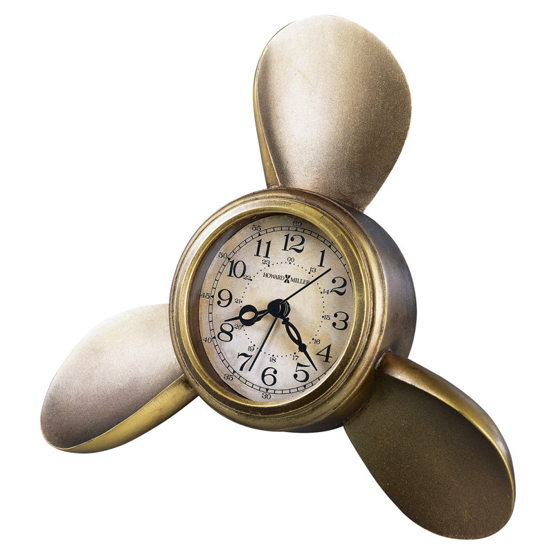 Propeller Arm Maritime Table Clock