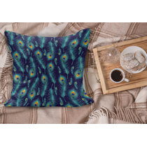 peacock throw pillow covers