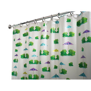 Frog Bathroom Decor Wayfair Pvc Frogs Shower Curtain