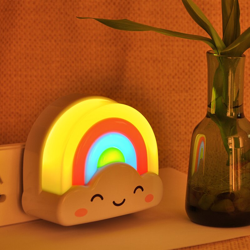 OxyLED Kids Bedside LED Lamp Rainbow Toddler Nursery Night ...
