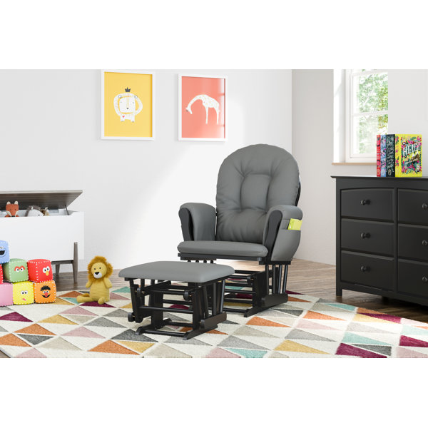 baby relax addison swivel glider