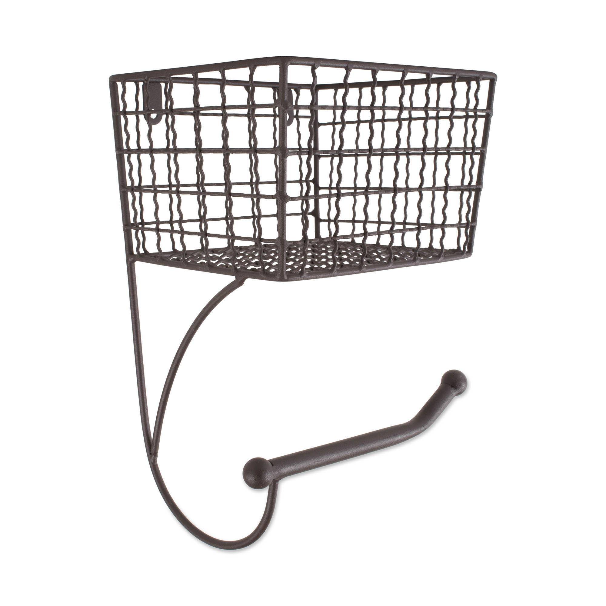 Design Imports Wire Towel Bar Farmhouse Wall Mount Toilet Paper