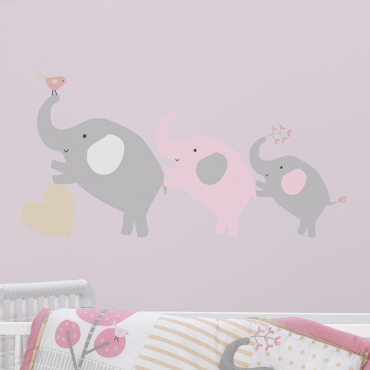 Baby Elephant with Bubbles Wall Decal Vinyl Kids/Nursery Room Create a design 