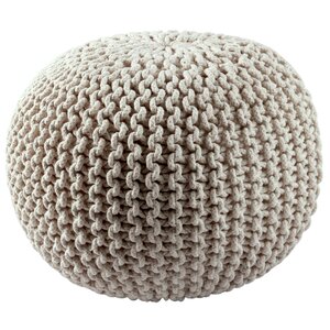 Anemone Rope Upholstered Pouf Ottoman