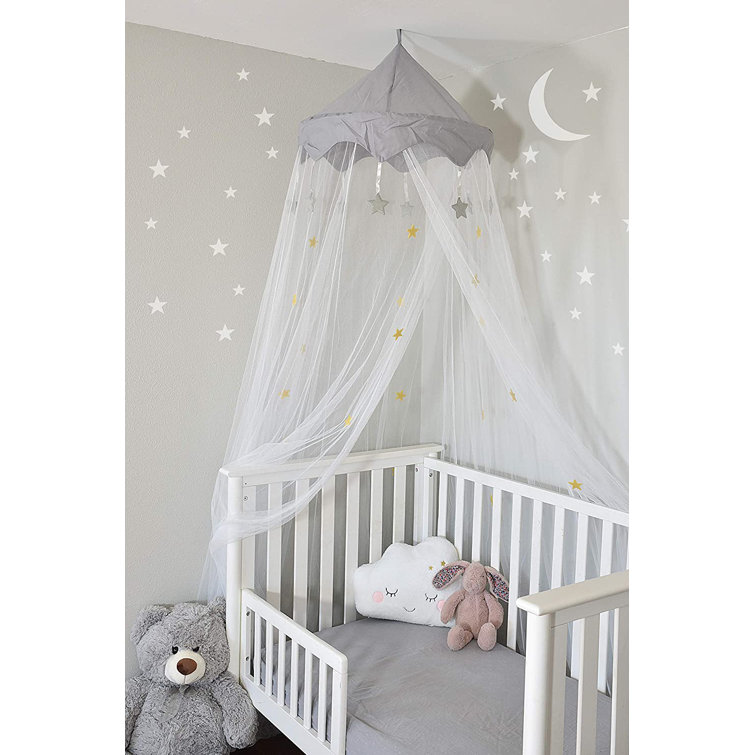 Tarye Auvent Pour Lit De Bebe Pour Lit De Fille Auvent De Lit De Qualite Superieure Pour Fille Et Garcon Convient A Tous Les Lits De Bebe Et Lit