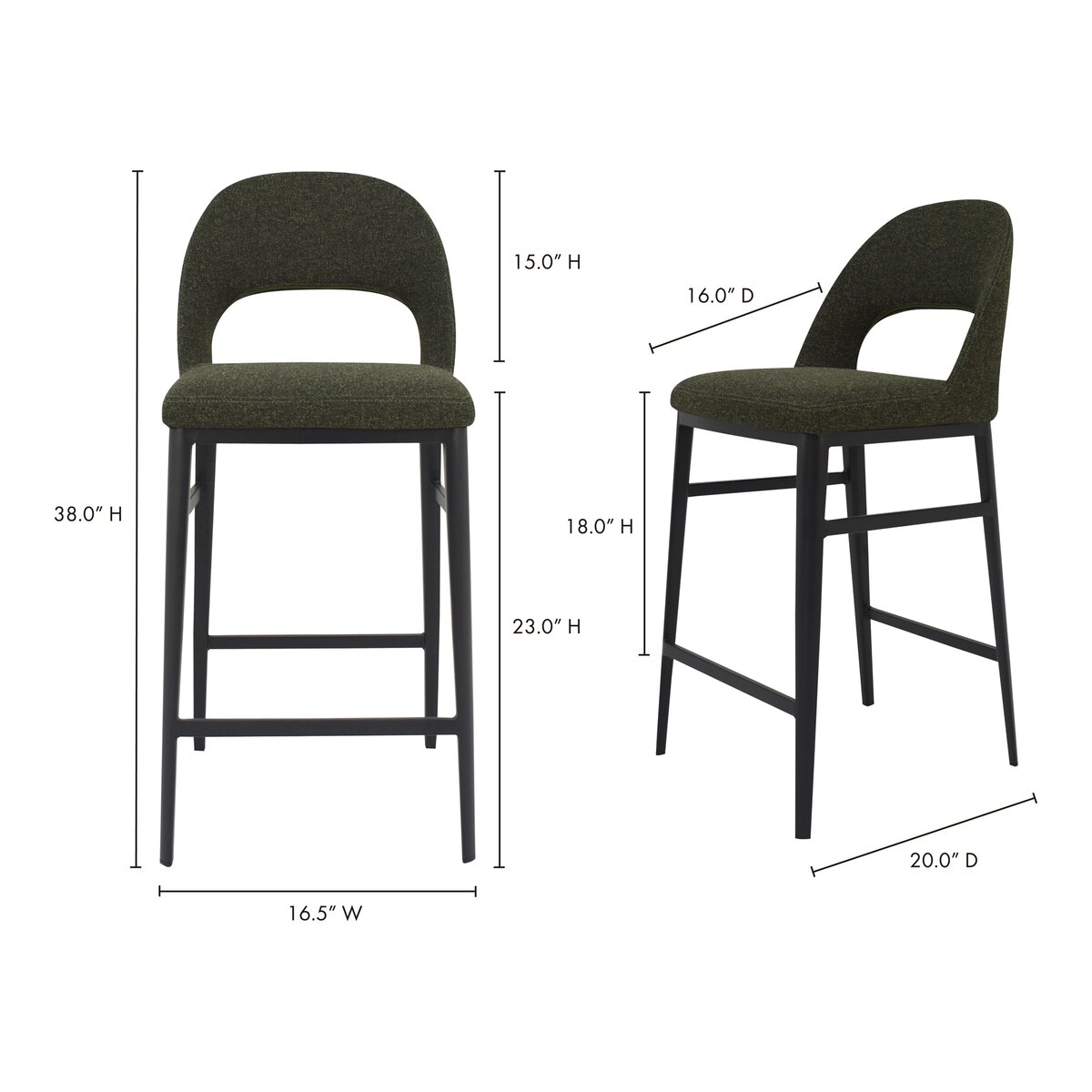 AllModern Ariana Bar & Counter Stool & Reviews | Wayfair