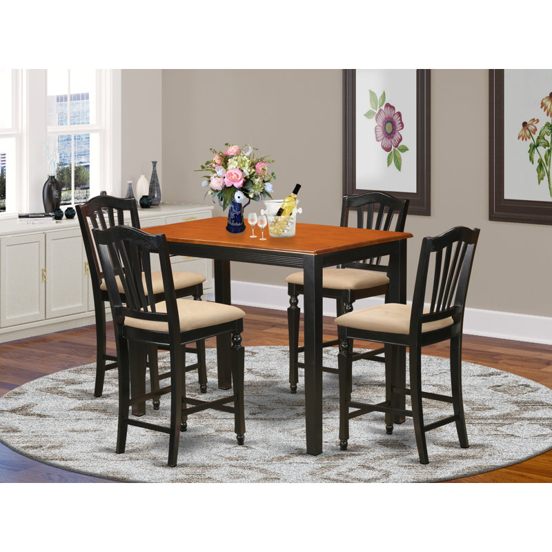 East West Yarmouth 5 Piece Counter Height Dining Set Wayfair