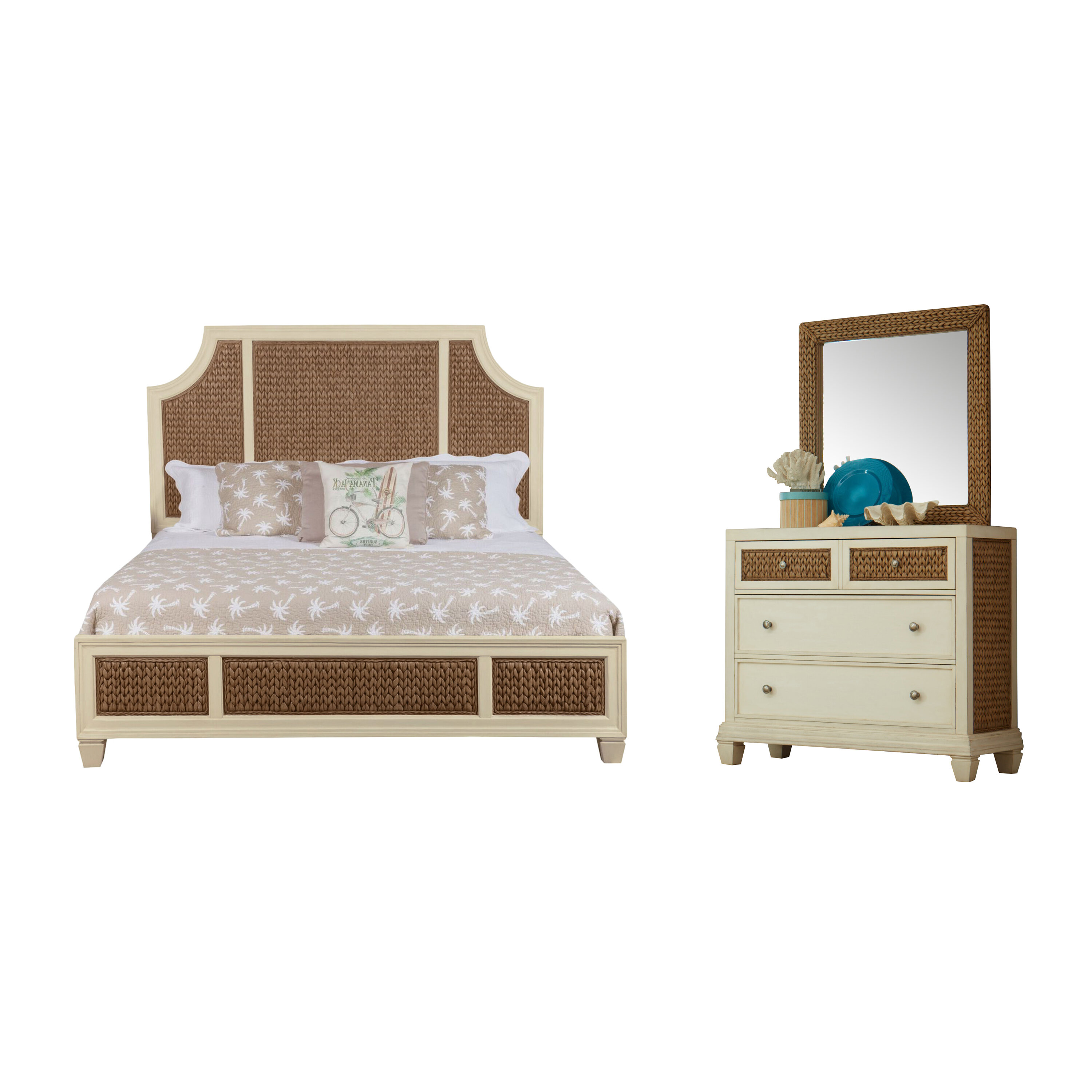 Bridge Hampton Seagrass Standard Configurable Bedroom Set