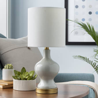 Wrought Studio Modlin Down Bridge 18 Table Lamp Reviews Wayfair