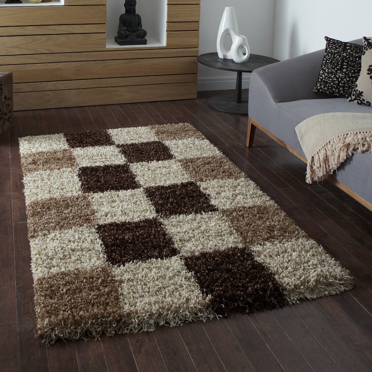 Foundstone Aaliyah Cream/Brown Area Rug & Reviews | Wayfair.co.uk