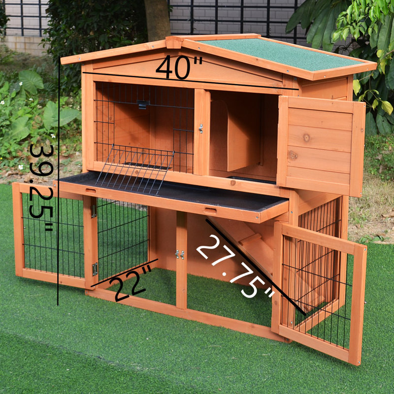 bunny wooden house