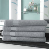 Luxurious 4 Piece 100% Cotton Bath Sheet Towel Set (Set of 4)