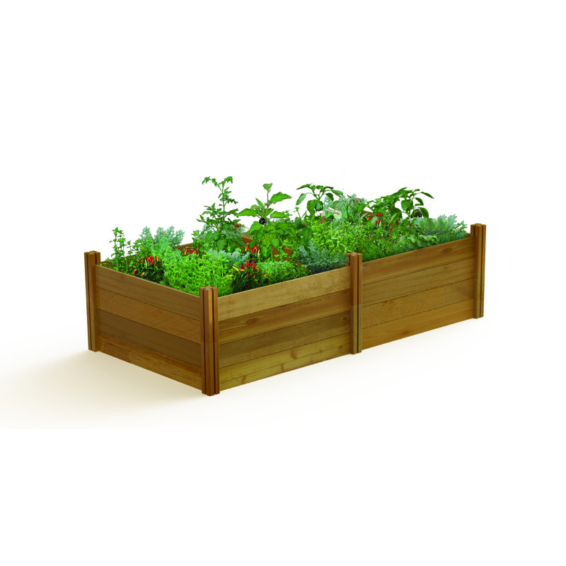Arlmont Co Towerside 8 Ft X 4 Ft Cedar Raised Garden Reviews Wayfair Media gallery for wayfair www.wayfair.co.uk. wayfair com