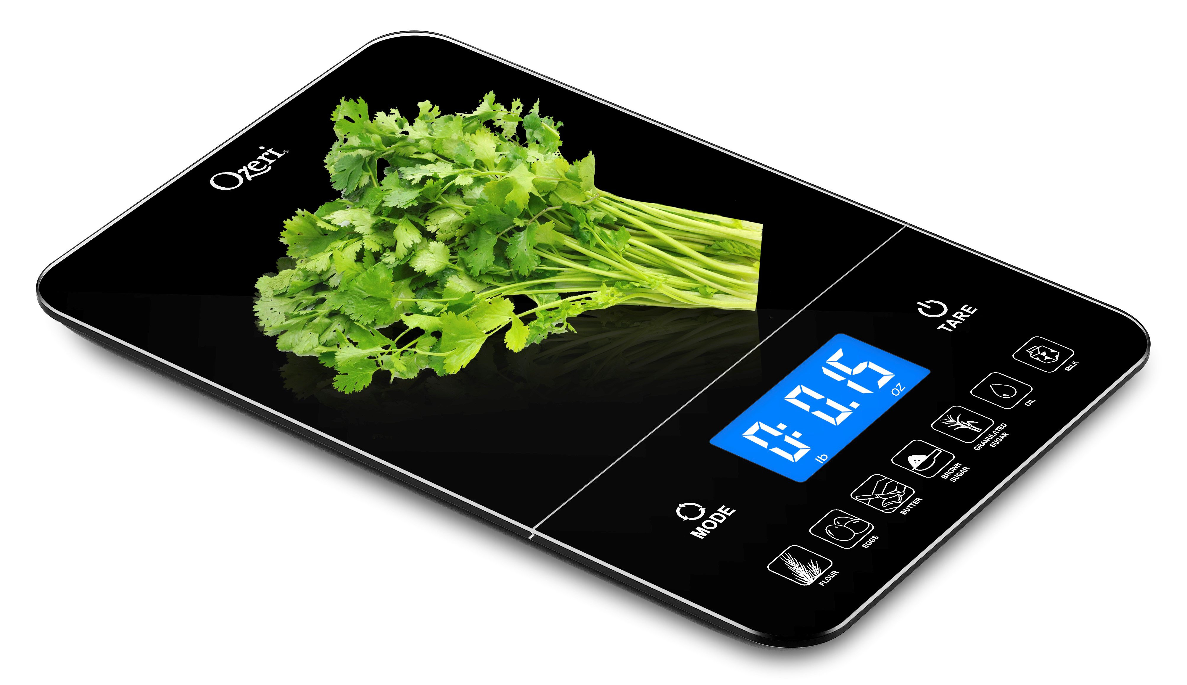 Ozeri Touch III 22 lbs (10 kg) Baker's Kitchen Scale with Calorie