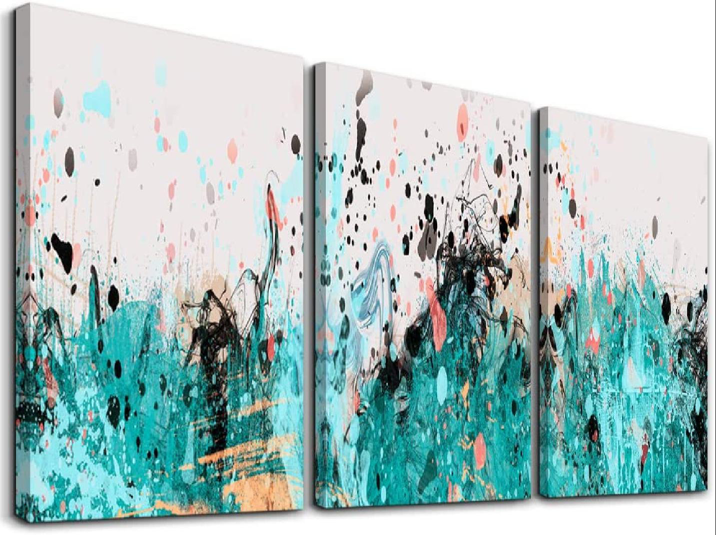 Orren Ellis 3 Piece Graphic Art on Canvas Wayfair