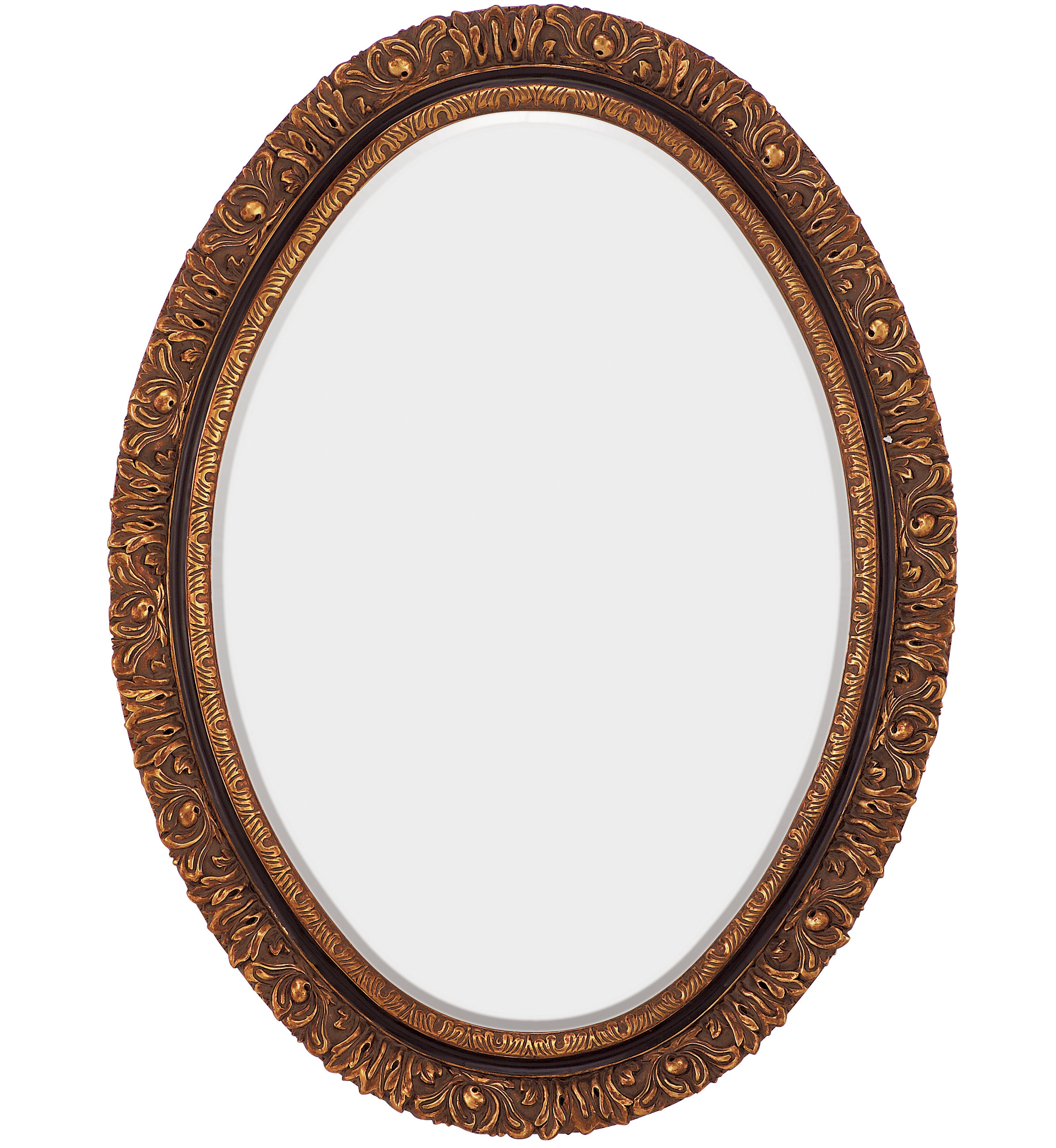 Majestic Mirror Traditional Oval Gold And Black Antique Beveled Majestic Mirror Traditional Oval Gold And Black Antique Beveled Gl Wall Wayfair