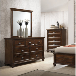 Go to store & view more images Darby Home Co Kamarre 7 Drawer Dresser with Mirror