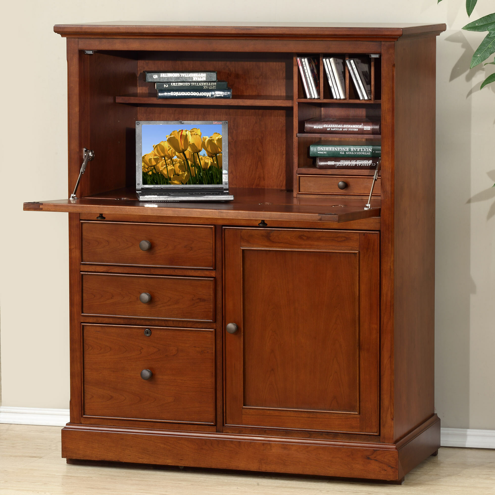 Alcott Hill Chester Armoire Desk Reviews Wayfair