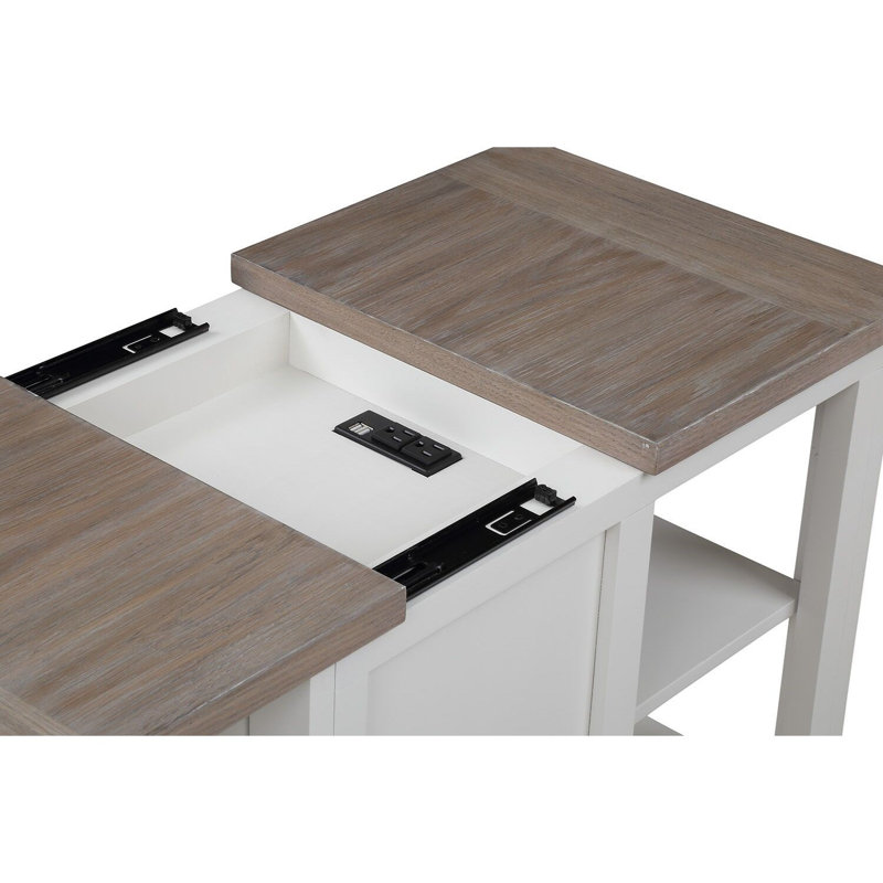 Rosalind Wheeler Hinson End Table With Storage Wayfair