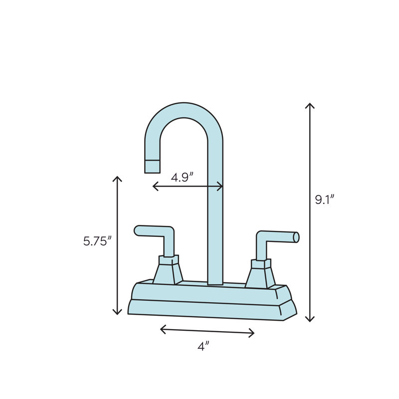 Kingston Brass Tuscany Centerset Bathroom Faucet With Brass Pop Up Drain