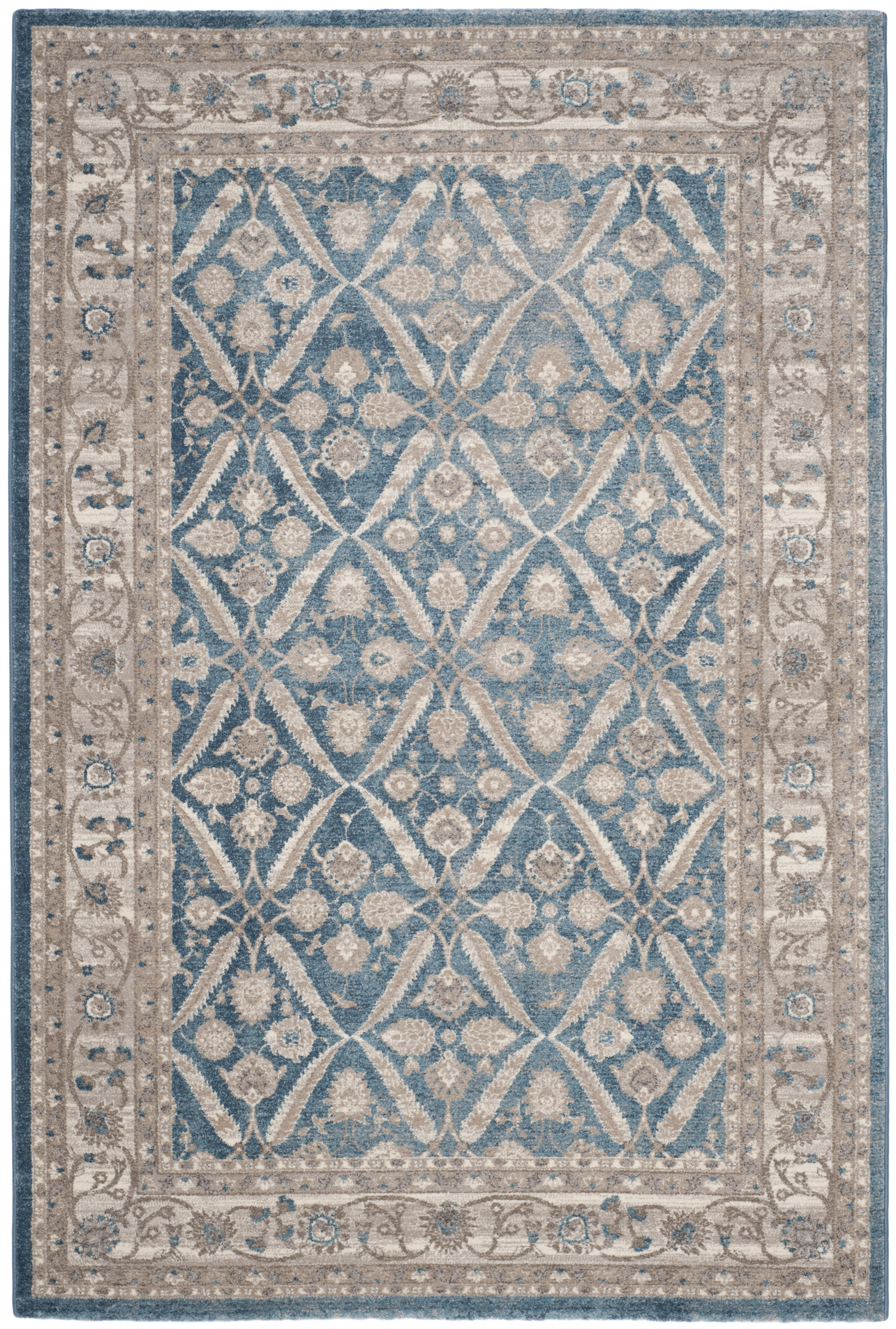 Three Posts Statham Oriental Blue Beige Area Rug Reviews Wayfair Statham Oriental Blue Beige Area Rug