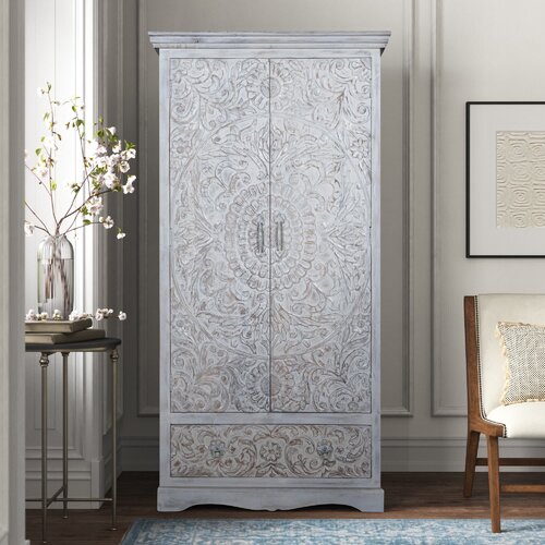 Kelly Clarkson Home Note Solid Wood Armoire & Reviews | Wayfair