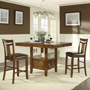 Dahlonega 3 Piece Counter Height Dining Set