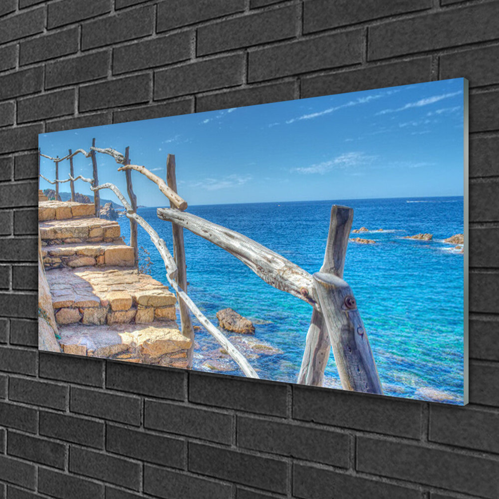 Highland Dunes Glass Print Wall Art 100X50cm Image Printed On Glass