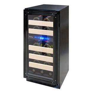 Go to store & view more images Vinotemp 28 Bottle Panel Ready Dual Zone Convertible Wine Cooler