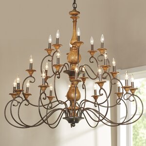 Turcot 24-Light Candle-Style Chandelier