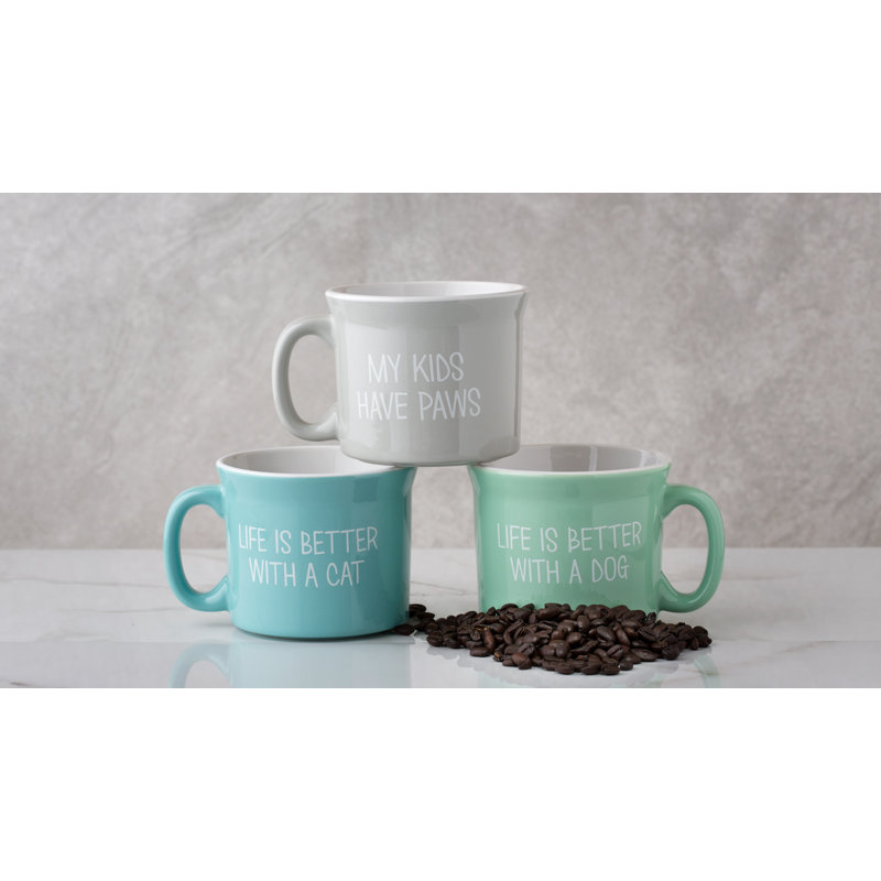 my kids have paws cup