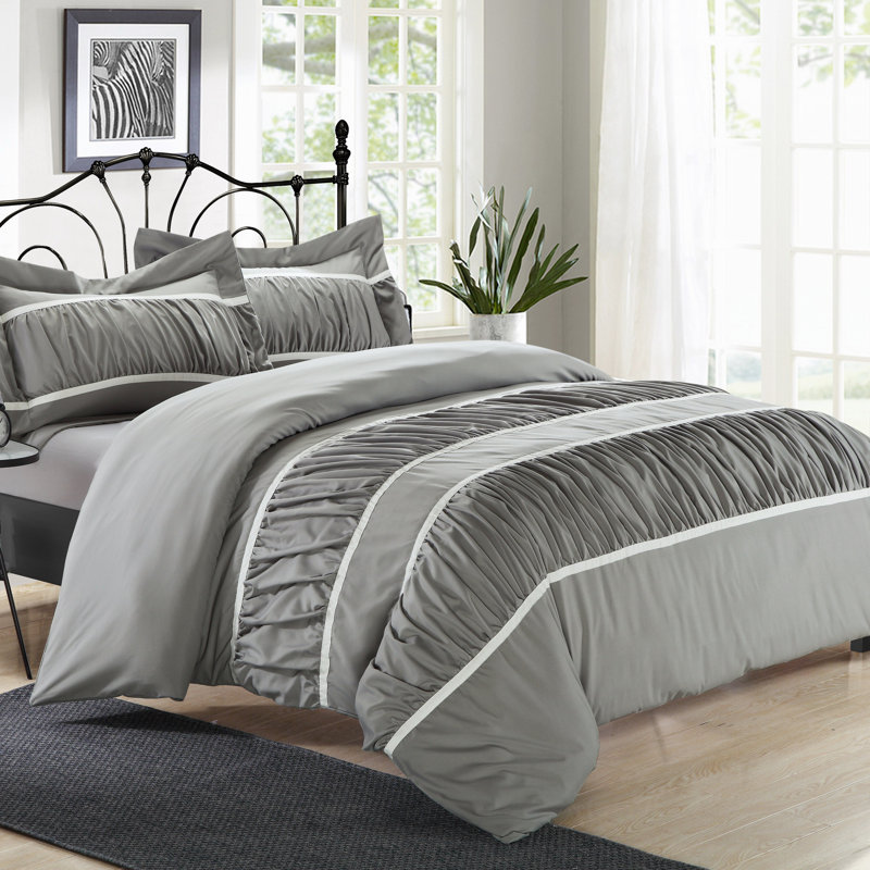 Chic Home Betsy 7 Piece Duvet Cover Set Reviews Wayfair Betsy 7 Piece Duvet Cover Set