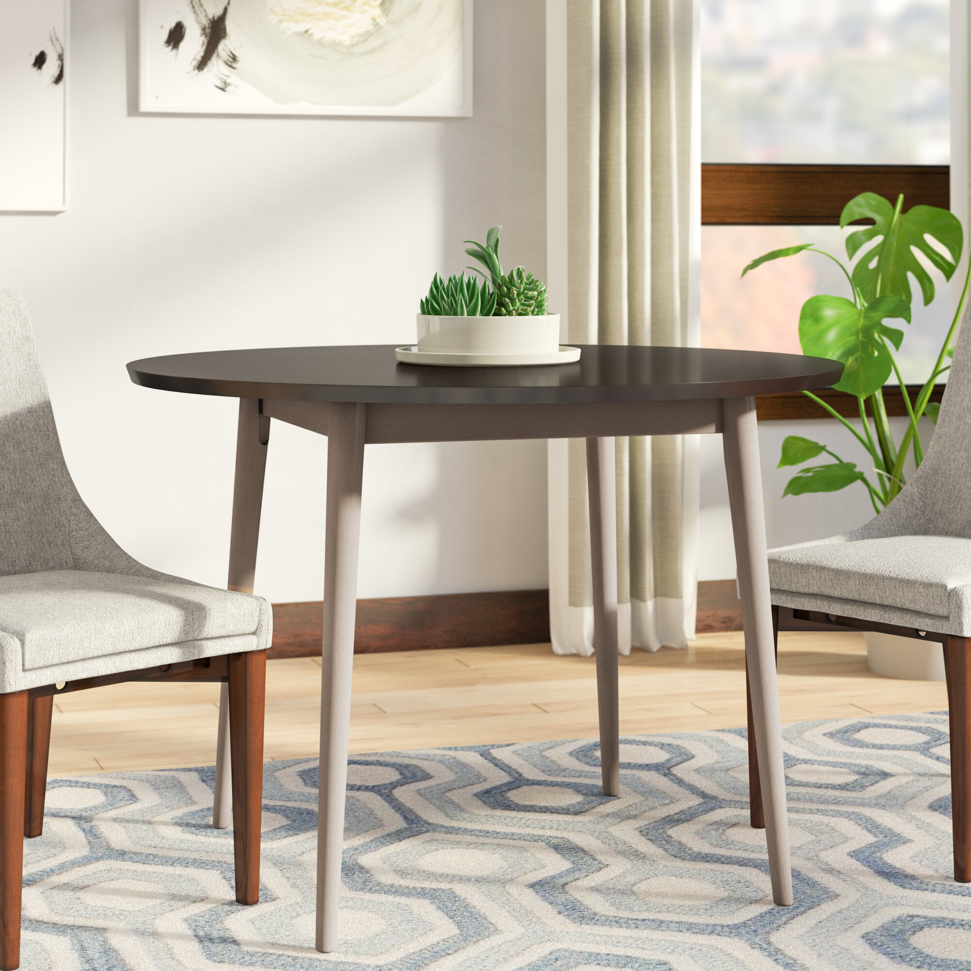 Ivy Bronx Bober Solid Wood Dining Table Reviews Wayfair