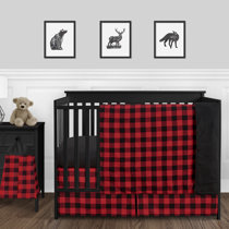 flannel crib bedding