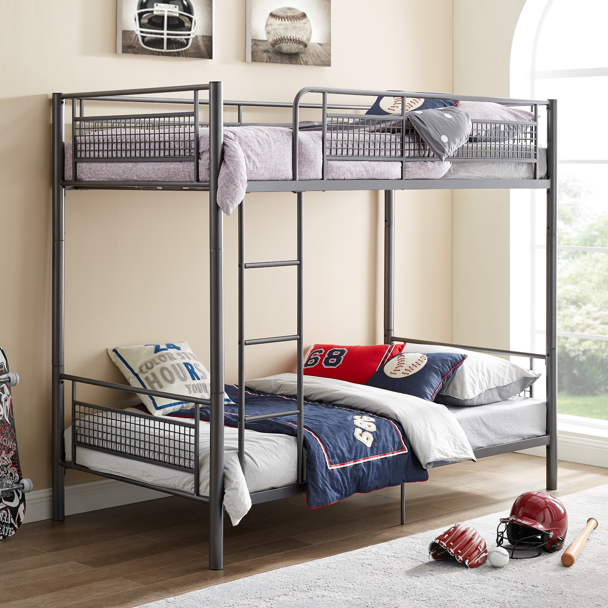 Isabelle & Max™ Jordin Twin Over Twin Bunk Bed & Reviews | Wayfair