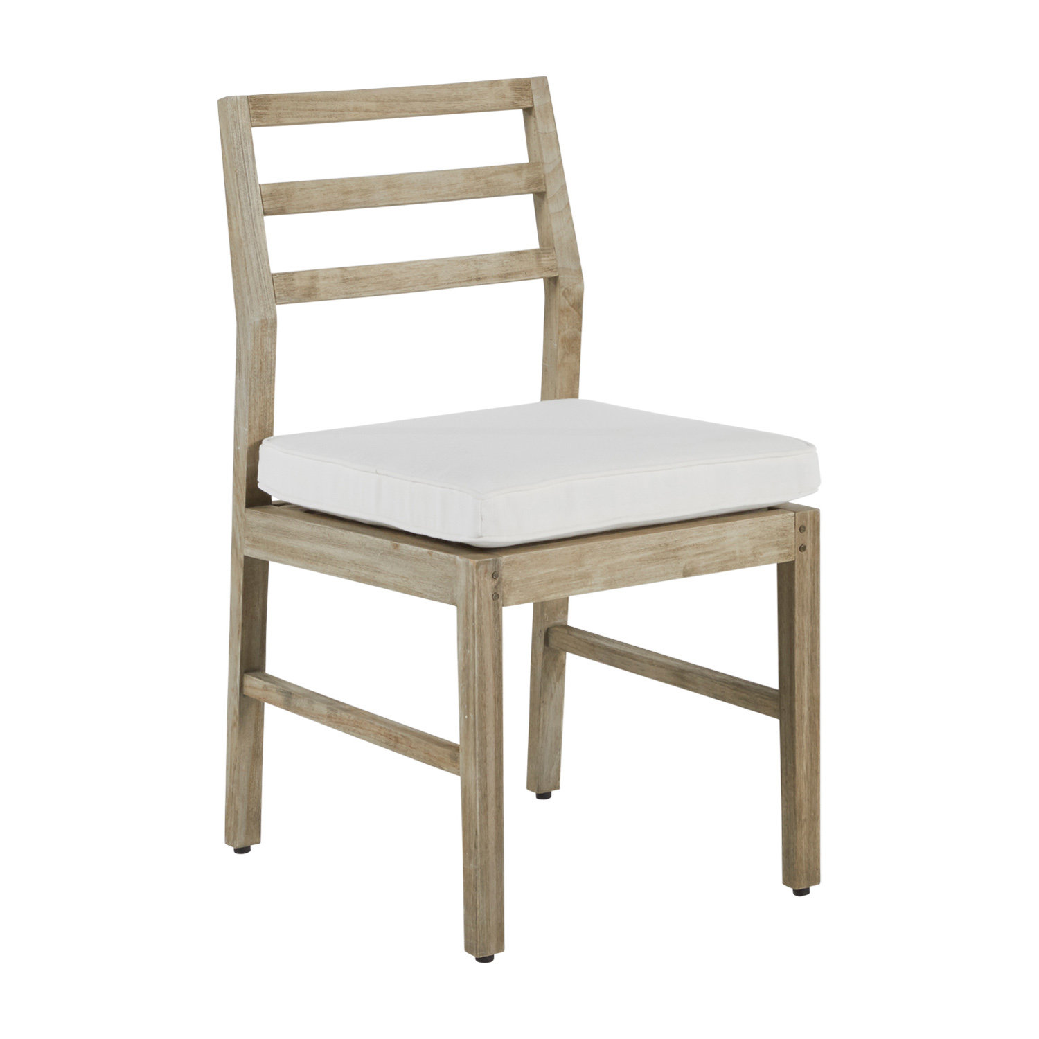 Summer Clics Santa Barbara Teak Patio Dining Chair With Cushion Santa Barbara Teak Patio Dining Chair