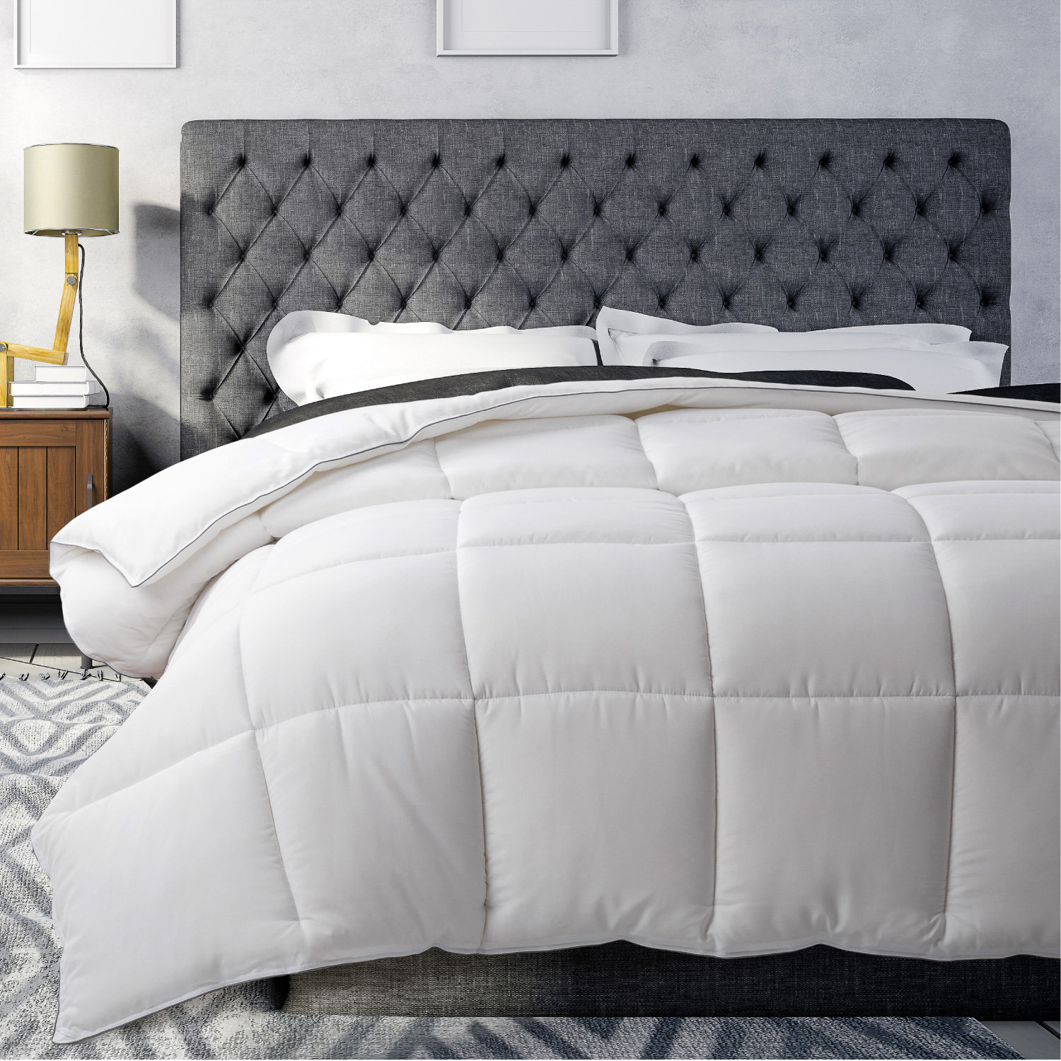 Alwyn Home All Season Down Alternative Comforter Reviews Wayfair