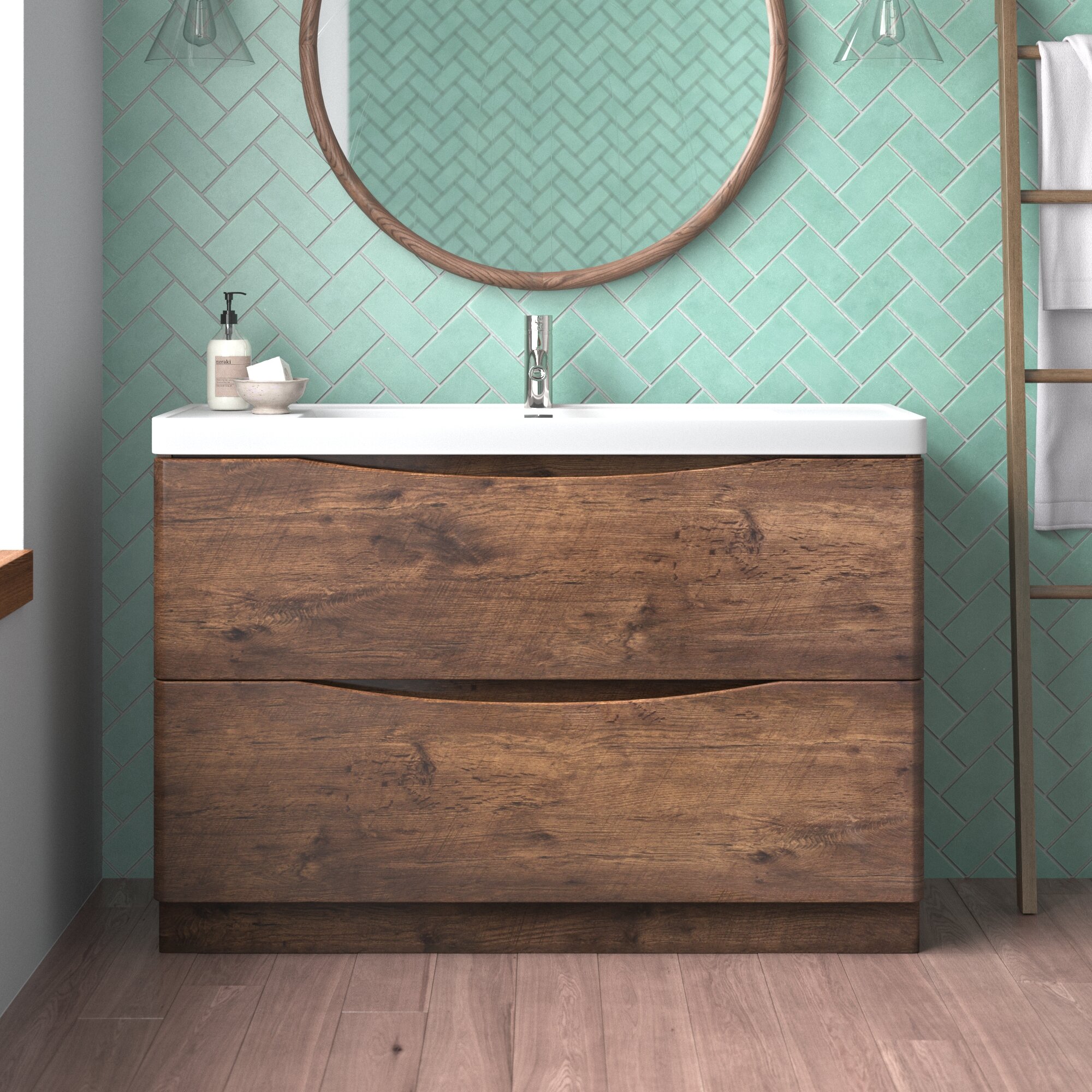 Union Rustic Corso 48 Single Bathroom Vanity Set Reviews Wayfair