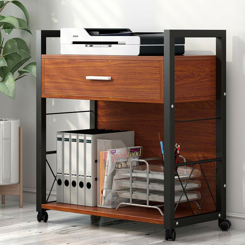 Ebern Designs Willets 1 Drawer Mobile Vertical Filing Cabinet Wayfair