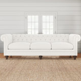 Farmhouse Rustic Faux Leather Sofas Birch Lane