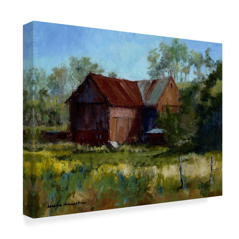 East Urban Home Amish Country Barn Acrylic Painting Print On