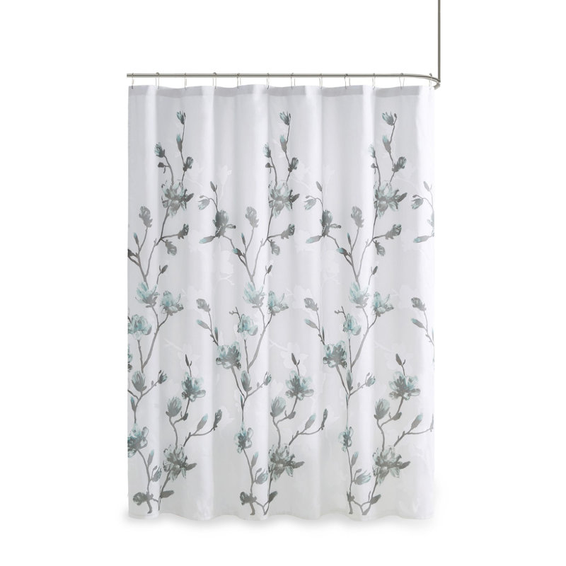 Winston Porter Reva Fl Single Shower Curtain Reviews Wayfair Reva Fl Single Shower Curtain